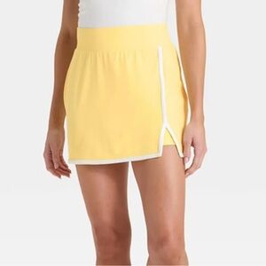 Yellow Athletic Skirt